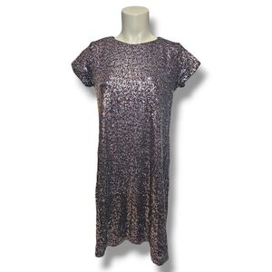 Art Class multi color sequins short sleeve dress. XXL 18